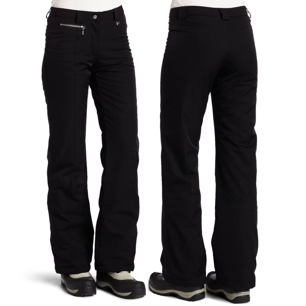 NILS Melissa Insulated Ski Snow Pants Black Womens Size 4 Waterproof Stretch 10K